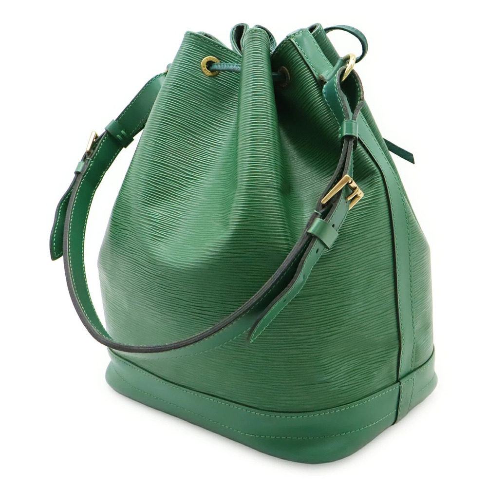 Louis Vuitton Drawstring Bag Hobo Noe Green Borneo Epi Shoulder Green